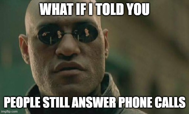 What if i told you, people 